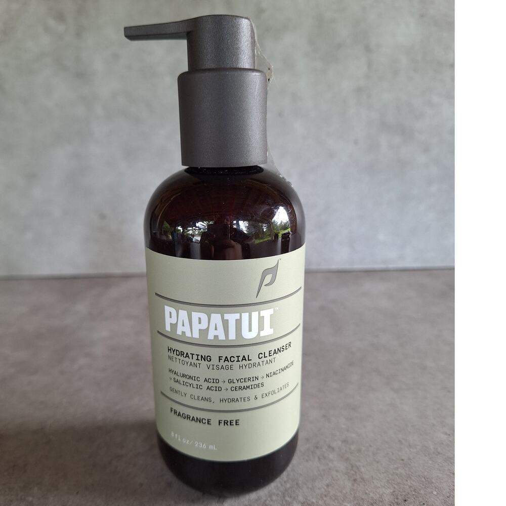 Papatui Hydrating facial cleanser for men NEW 8 oz Skincare exofoliates